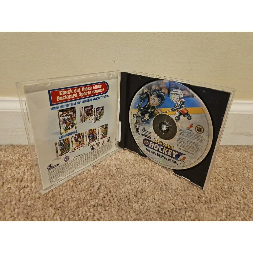 Backyard Hockey PC Game Windows Only (Humongous, 2002) Mike Modano NHL